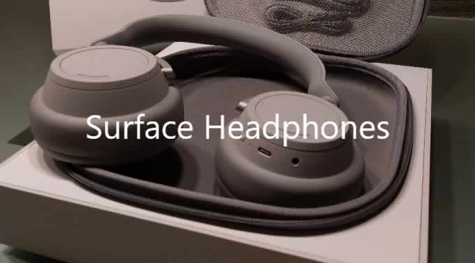 Surface Headphones unboxing